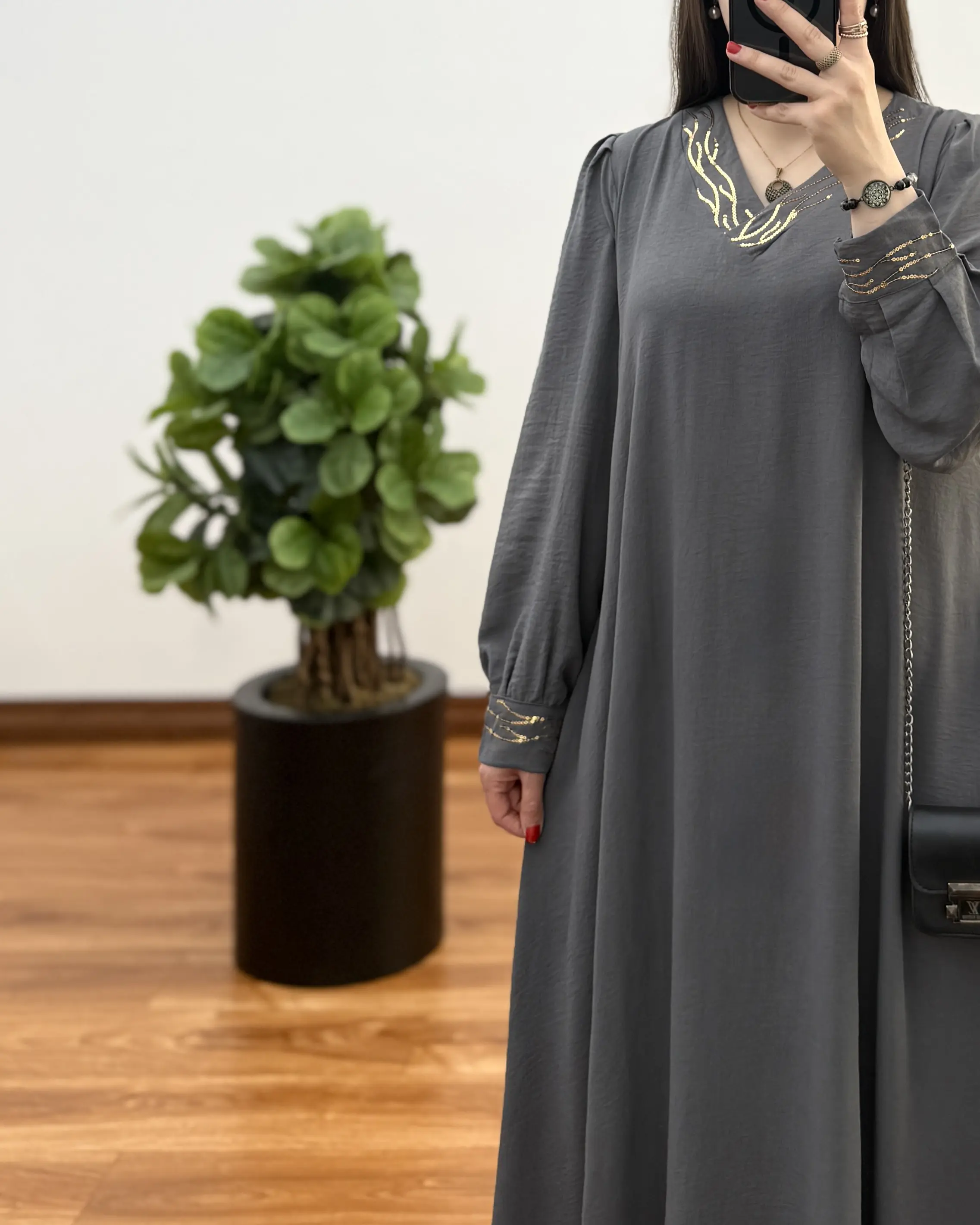 پیراهن مانتویی سوپر کلوش پولکی